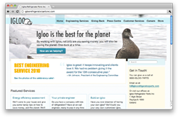 Igloo Refrigerator Parts Inc.' website